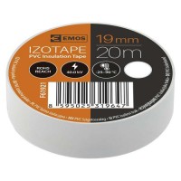 (obrázek pro) Elektroizolační PVC páska Emos, šířka 19 mm, 10 ks, 20 m, bílá