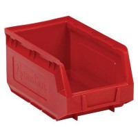 Plastový box 12,5 x 14,5 x 24 cm, červený - Manutan Expert