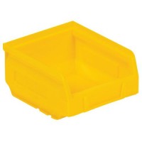 Plastový box Manutan Expert 6,2 x 10,3 x 12 cm, žlutý