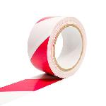 Podlahová páska C-tape, šířka 50 mm, bílá/červená