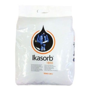 (obrázek pro) Sypký sorbent Ikasorb 1850, sorpční kapacita 10,5 l, balení 10 kg