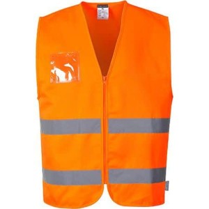 (obrázek pro) Reflexní vesta Polycotton Hi-Vis, oranžová, vel. L