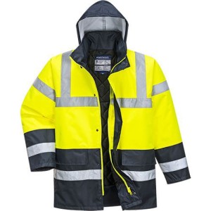 (obrázek pro) Reflexní nepromokavá bunda Contrast Traffic Hi-Vis, tmavě žlutá/modrá, vel. XL